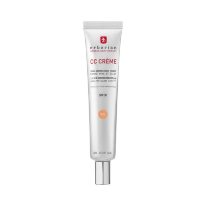 Erborian - CC Crème Con Centella Asiática - Crema Facial Iluminadora De Alta Definición Y Maquillaje - Protección Solar SPF 30 - Cosmética Coreana