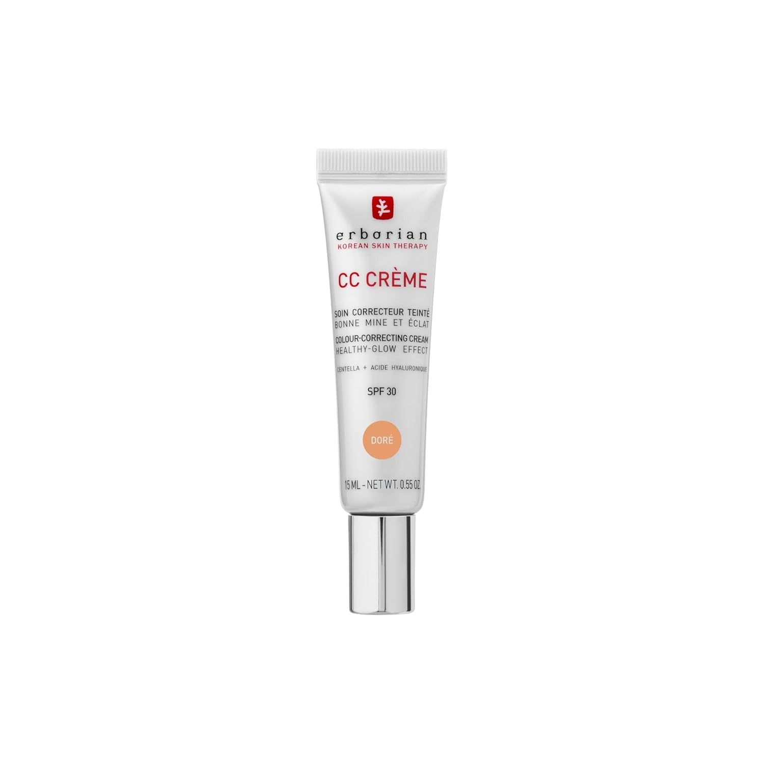 Erborian - CC Crème Con Centella Asiática - Crema Facial Iluminadora De Alta Definición Y Maquillaje - Protección Solar SPF 30 - Cosmética Coreana