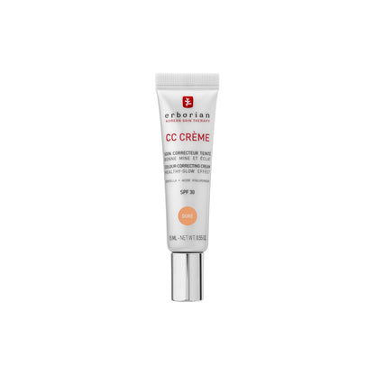Erborian - CC Crème Con Centella Asiática - Crema Facial Iluminadora De Alta Definición Y Maquillaje - Protección Solar SPF 30 - Cosmética Coreana