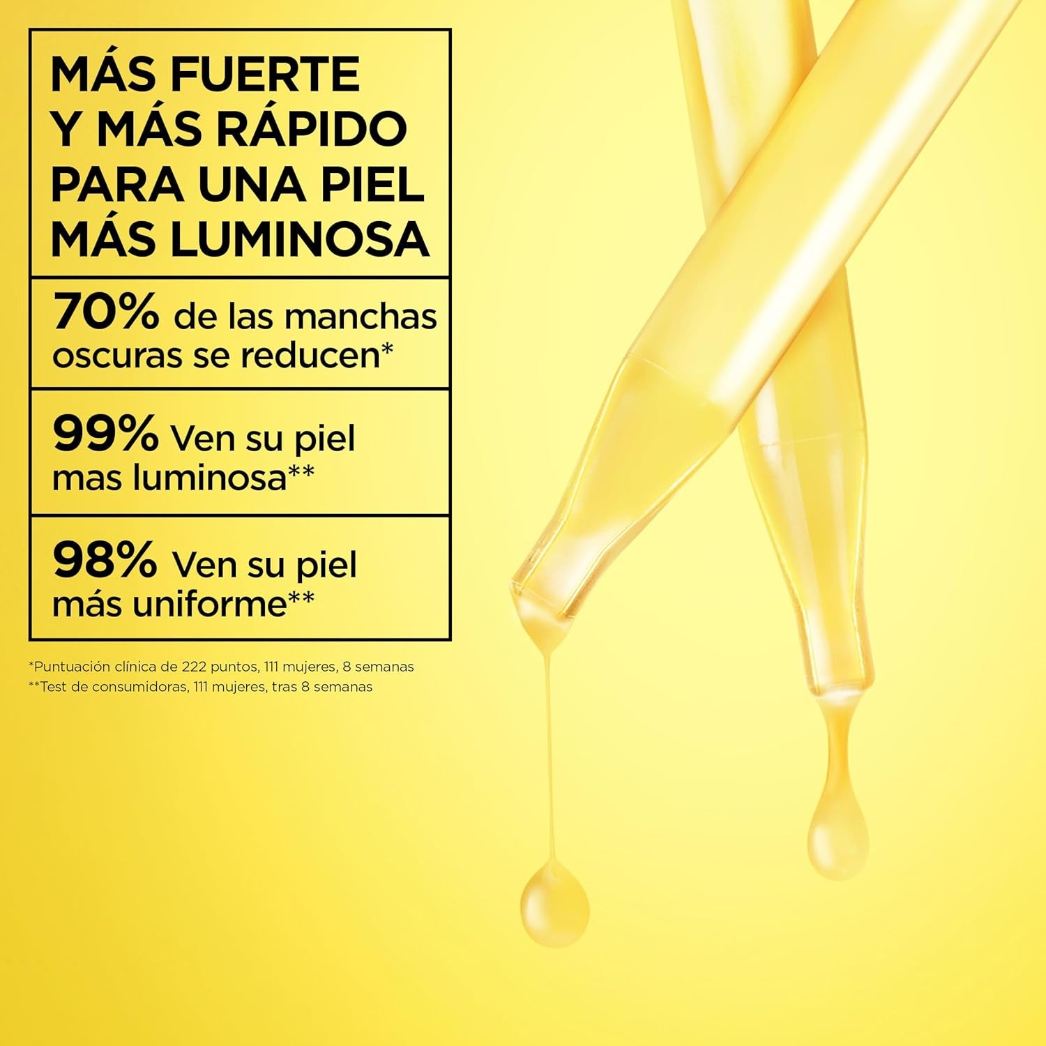 Garnier Skinactive Vitamina C Sérum Antimanchas De Día Con 4% De [Vitamina C + Niacinamida + Ácido Salicílico + Melasyl™]. Nº 1 Del Mundo. Reduce El 70% De Las Manchas Oscuras En Solo 5 Días. 30 Ml